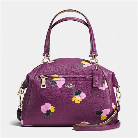 metallic graphite purses coach small box floral|coach mini purses.